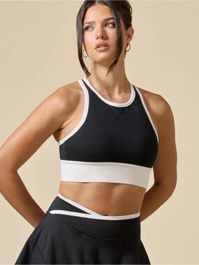 NWT Pop Flex Sweat Sesh Crop Top